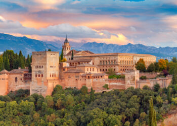 The Purple Stains Of The Alhambra Palace