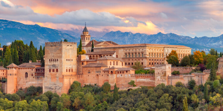The Purple Stains Of The Alhambra Palace